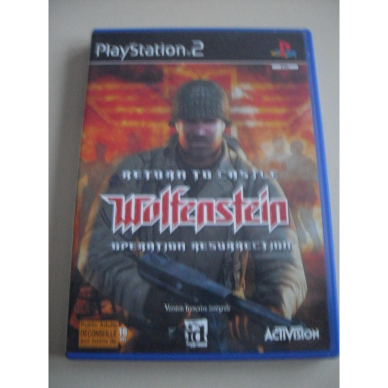 Return To Castle Wolfenstein : Opération Resurrection   [Jeu vidéo Sony PS2 (playstation 2)]