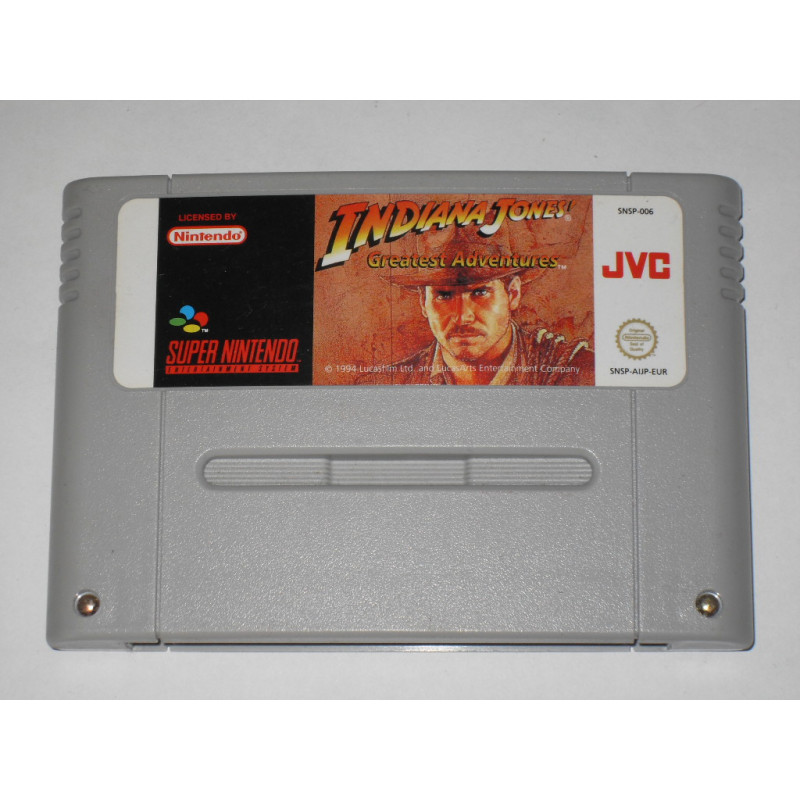 Indiana Jones : Greatest Adventures [Jeu vidéo Super nintendo]