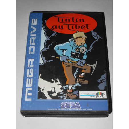 Tintin Au Tibet [Jeu vidéo Sega Megadrive]