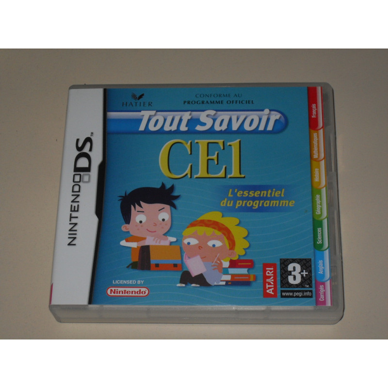 Tout Savoir CE1 [Jeu vidéo Nintendo DS]