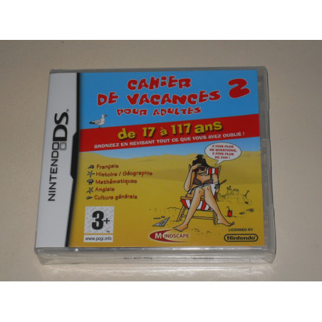 Cahier de Vacances pour Adultes 2 [Jeu vidéo Nintendo DS]