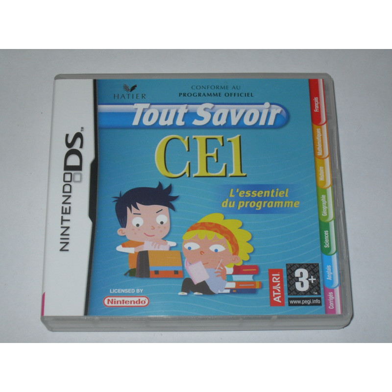 Tout Savoir CE1 [Jeu vidéo Nintendo DS]