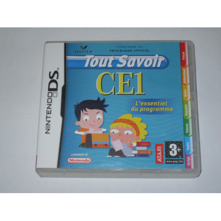 Tout Savoir CE1 [Jeu vidéo Nintendo DS]