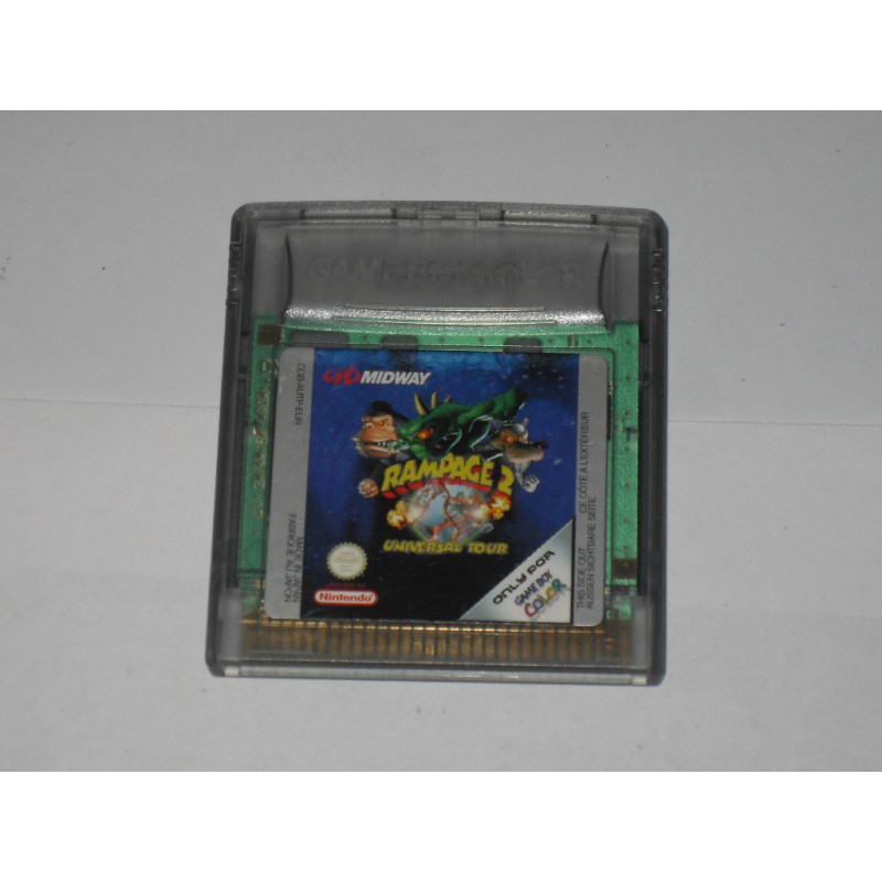 Rampage 2 : Universal Tour [Jeu vidéo Nintendo Game boy color]